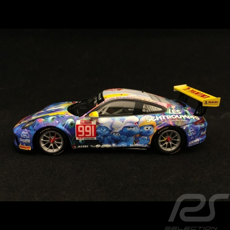 Porsche 911 typ 991 Cup Spa 2017 n° 991 1/43 Spark SB154
