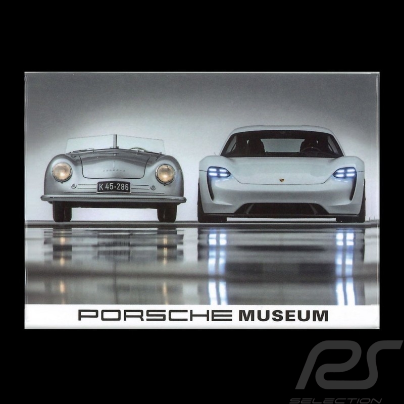 Plaque aimantée Magnet Porsche 70 ans 356 n°1 - 1948 / Mission e - 2018 version 1