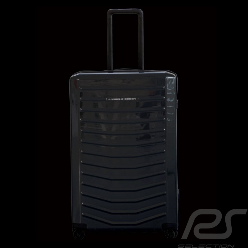 grey hard case suitcase