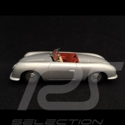 Porsche 356 n° 1 roadster 1948 silver grey 70 years 1/43 Minichamps MAP02000118