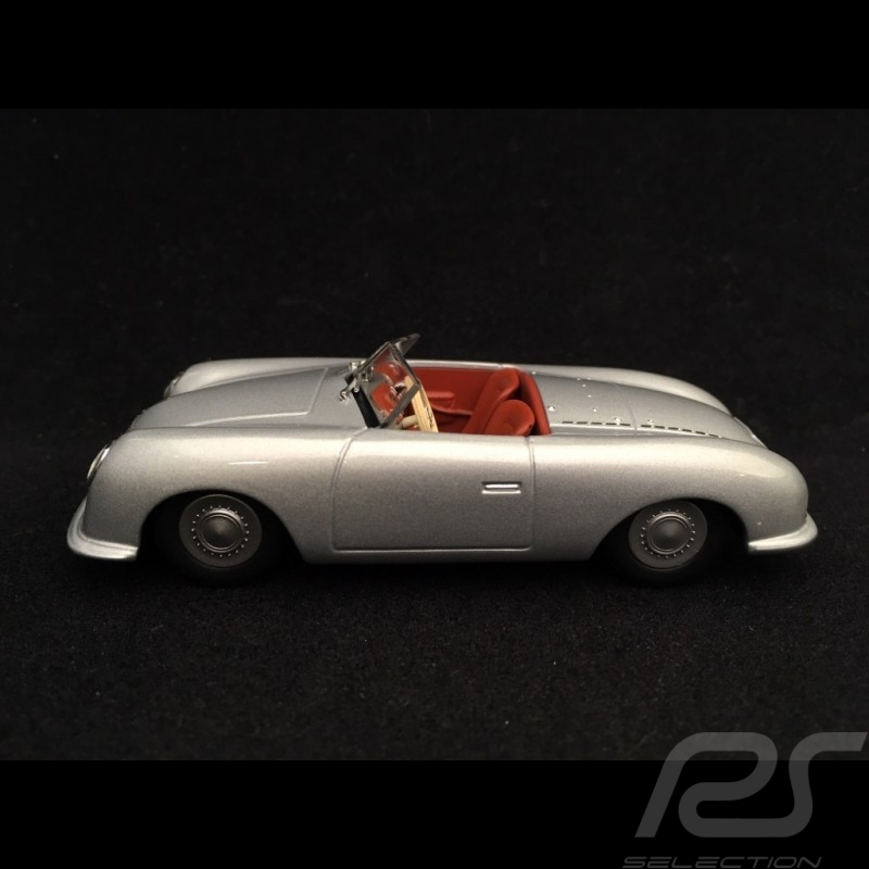 Porsche 356 n° 1 roadster 1948 silver grey 70 years 1/43 Minichamps MAP02000118