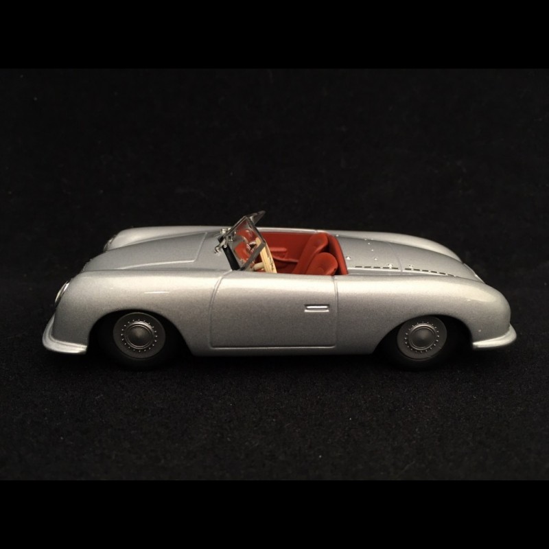 Porsche 356 n° 1 roadster 1948 silver grey 70 years 1/43