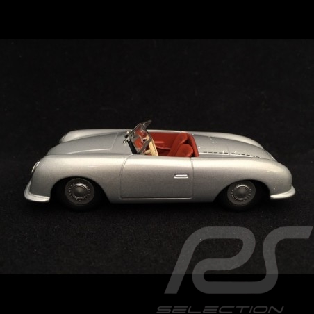Porsche 356 n° 1 roadster 1948 1/43 Minichamps MAP02000118 gris argent 70 ans silver grey 70 years silbegrau 70 jahre