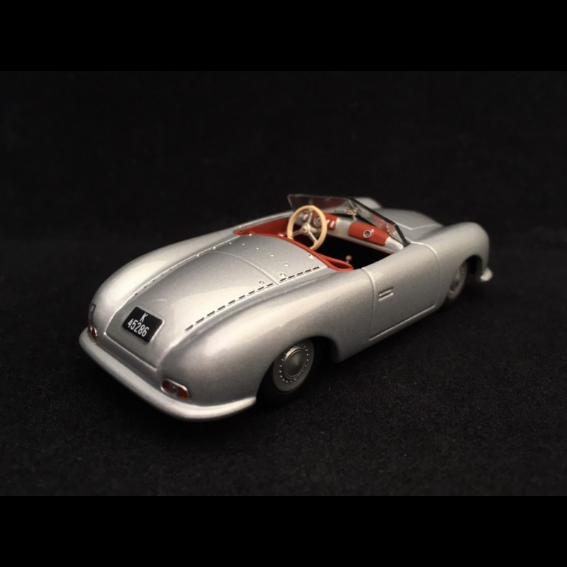 Porsche 356 n° 1 roadster 1948 silver grey 70 years 1/43 Minichamps ...