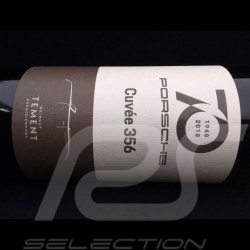 Bouteille de vin Porsche 70 ans Cuvée 356 2017 Tement Autriche Wine Bottle of wine Weinflasche