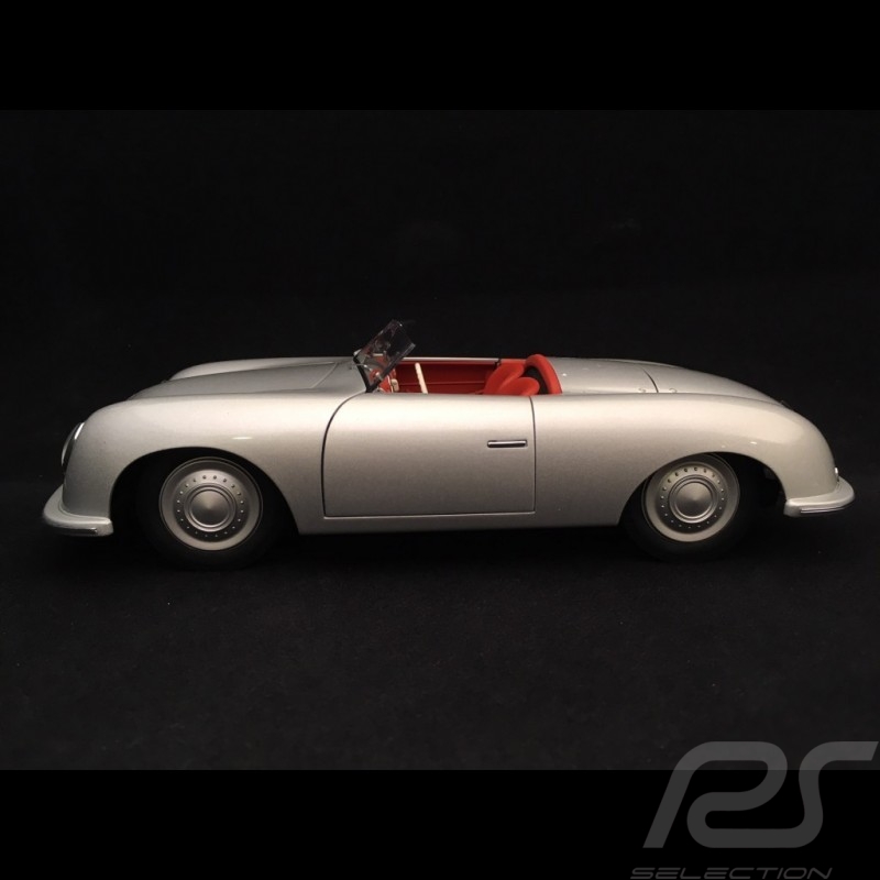 Porsche 356 n° 1 1948 silbergrau 70 Jahre Edition 1/18 Autoart MAP02100118