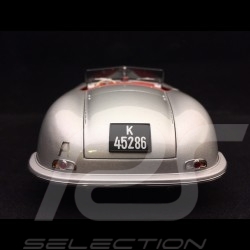 Porsche 356 n° 1 1948 silver grey 70 years Edition 1/18 Autoart MAP02100118