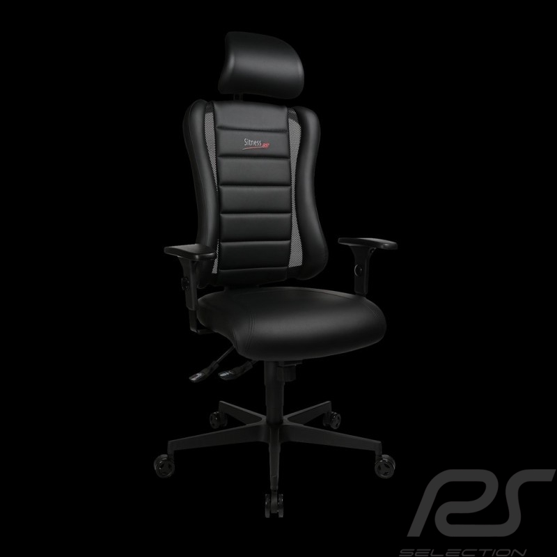 Ergonomischer Bürostuhl Sitness RS Schwarz Kunstleder Gaming Sessel Made in Germany