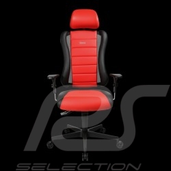 Ergonomischer Bürostuhl Sitness RS Sport Indischrot / Schwarz Kunstleder Gaming Sessel Made in Germany