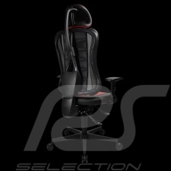 Siège de bureau ergonomique Sitness RS Sport Rouge indien / noir basalte simili cuir fauteuil gamer Made in Germany burostuhl ar