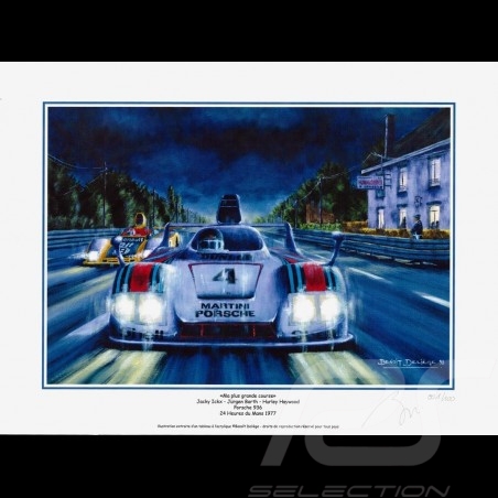 Porsche 804 Grosser Preis von Frankreich reproduction d'une affiche originale de Erich Strenger
