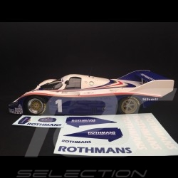 Porsche 956 K Sieger 6h Silverstone 1982 n° 1 Rothmans 1/18 Minichamps 155826601