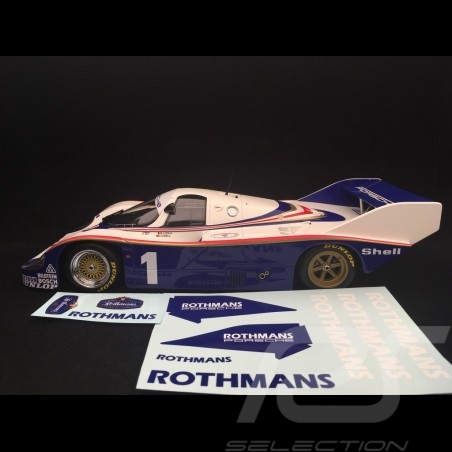 Porsche 956 K 6h Silverstone 1982 n° 1 Rothmans 1/18 Minichamps 155826601 vainqueur de class class winner klassensieger
