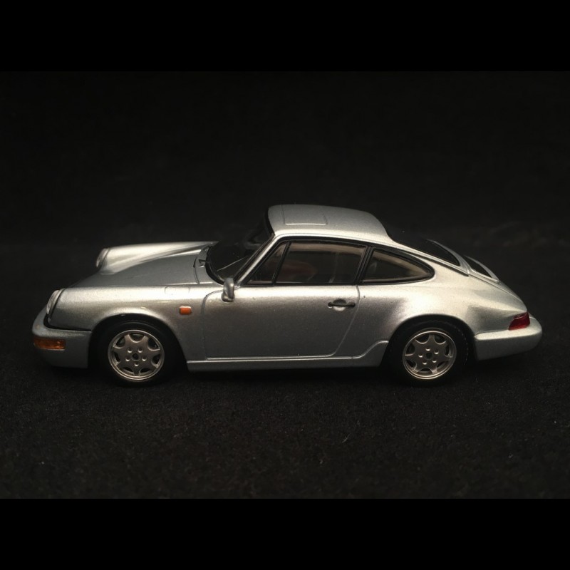 Porsche 911 Carrera 4 type 964 1989 silver grey metallic 1/43