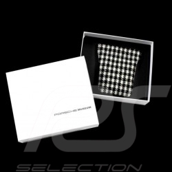 Keyring Porsche 911 Targa 4S Pepita houndstooth leather WAX01020416