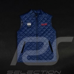 Sporty quilted jacket Derek Bell no sleeves navy blue - men