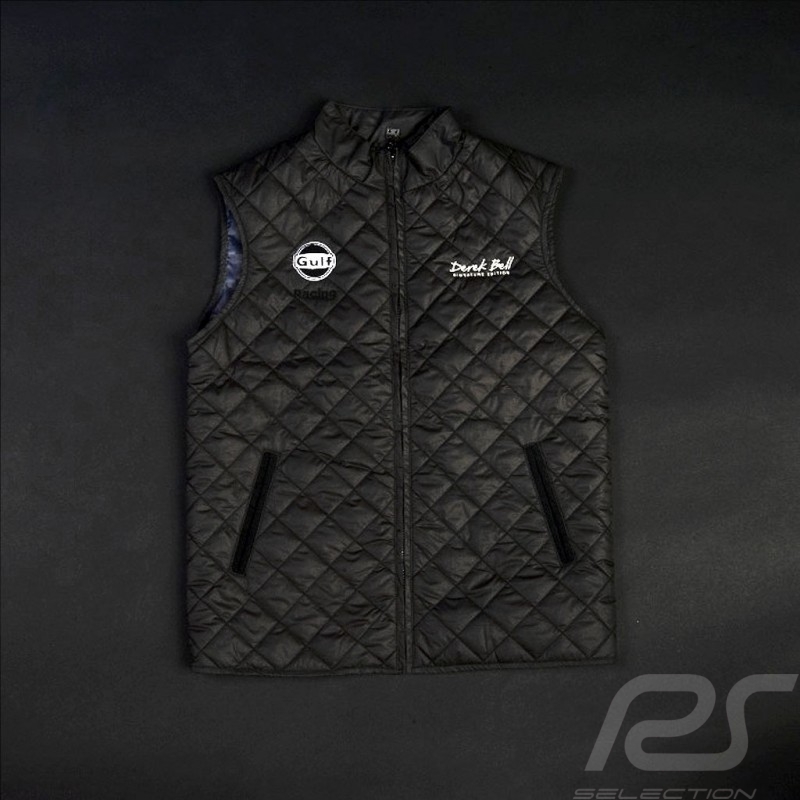 Veste sport matelassée Derek Bell sans manches gris anthracite quilted jacket Gesteppte Jacke