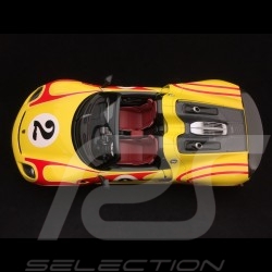 Porsche 918 Spyder 2015 Weissach Package jaune / rouge 1/18 Minichamps 110062446