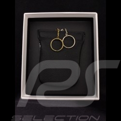 Keyring Porsche 911 Targa 4S Pepita houndstooth leather WAX01020416