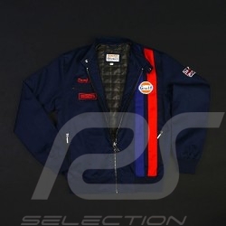 Gulf Racing  jacket Derek Bell signature navy blue - men