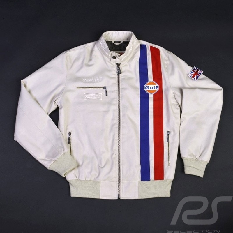 Gulf Racing jacket Derek Bell signature beige - men - Selection RS