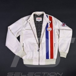 Veste Gulf Racing Derek Bell signature beige - homme jacket jacke