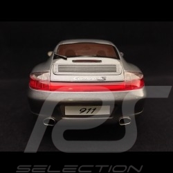 Porsche 911 Carrera 4S type 996 1/18 GT Spirit GT182 gris phoque métallisé seal grey sealgrau metallic