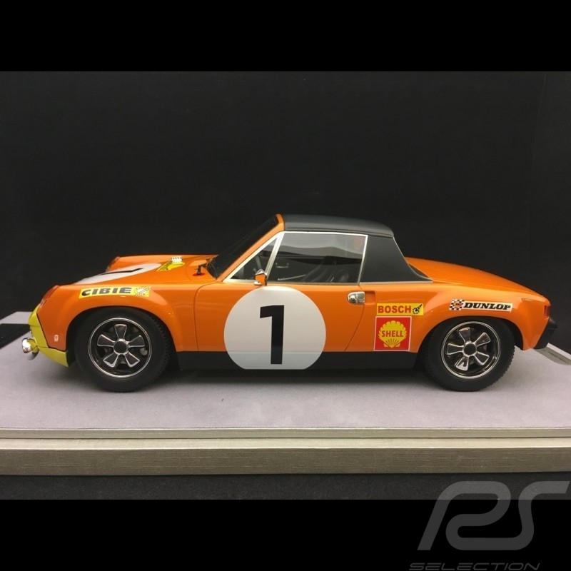Porsche 914 /6 winner Marathon de la route 1970 n° 1 Larousse 1/18 Tecnomodel TM1883D