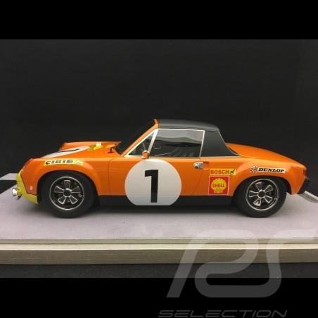 Porsche 914 /6 vainqueur winner Sieger Marathon de la route 1970 n° 1 Larousse 1/18 Tecnomodel TM1883D
