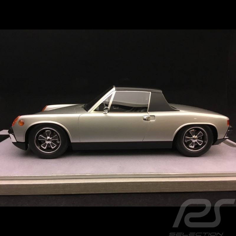 Porsche 914 /6 1974 silver grey metallic 1/18 Tecnomodel TM1883E