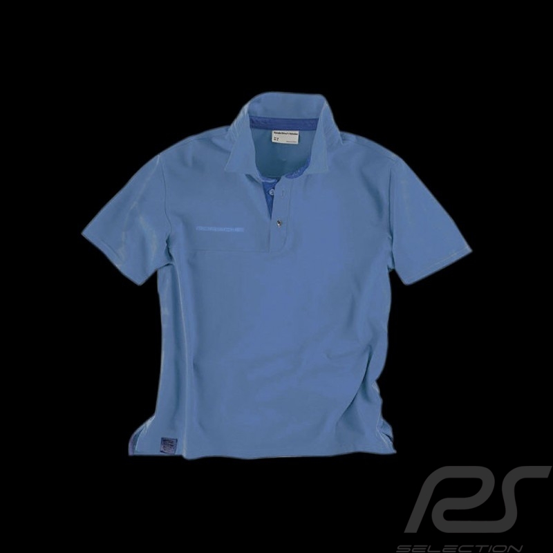 Polo Porsche Classic Metropolitan Collection Porsche Design WAP960J bleu blue blau - homme men herren