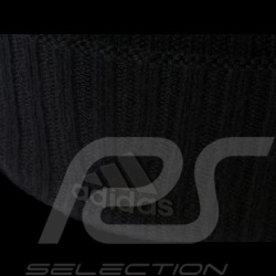 Bonnet Porsche à revers laine côtelée noir Adidas Porsche Design BR9045 lapel beanie Revers Mütze wool wolle