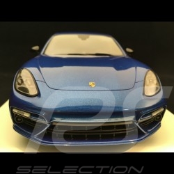 Porsche Panamera Turbo S e-hybrid Sapphire blue metallic 1/18 Spark 18S284