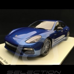 Porsche Panamera Turbo S e-hybrid Sapphire blue metallic 1/18 Spark 18S284