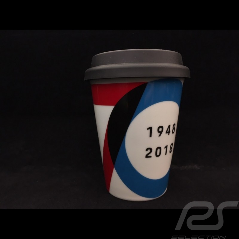 Porsche Becher 70 Jahre 1948 - 2018 mit isoliertem Deckel Porsche Design MAP10700318