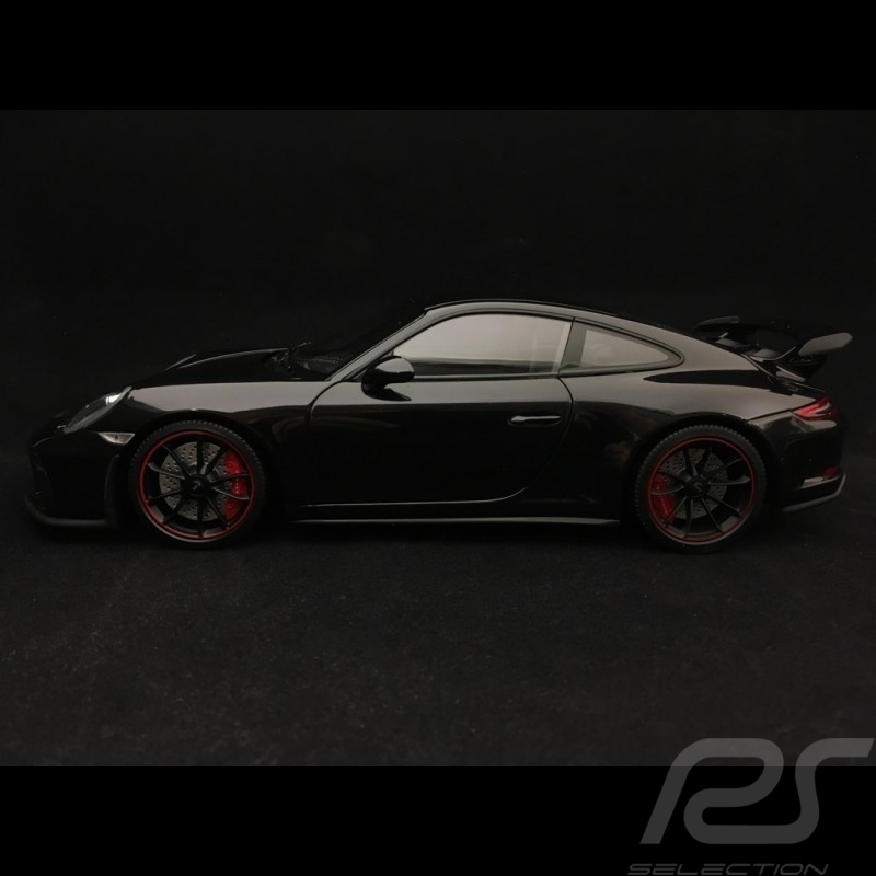 Porsche 911 GT3 typ 991 mark II 2017 Tief Schwarz metallic 1/18 Minichamps 110067021
