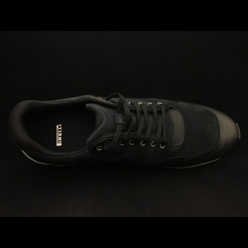 Pirelli Sport Pilot Shoes DERRY-15 grey / black leather / alcantara - men