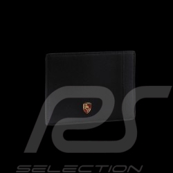 Porte-cartes Porsche écusson cuir noir Porsche Design WAP0300200E card holder Kartenhalter