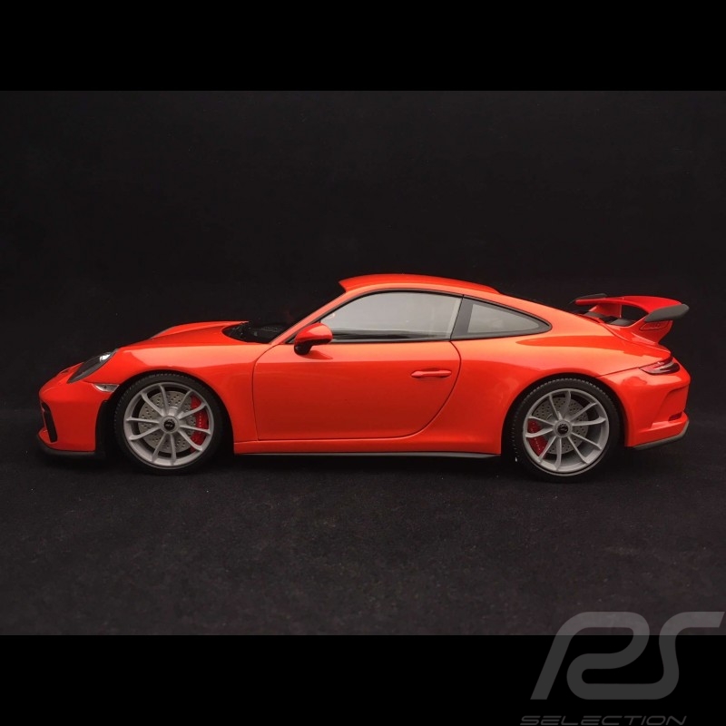 Porsche 911 GT3 type 991 phase II 2017 lava orange fusion 1/18 Minichamps 110067022