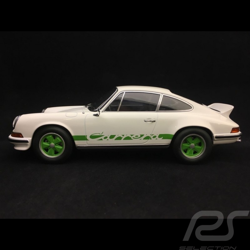 Porsche 911 2.7 Carrera RS Touring 1973 weiß / grüne Streifen 1/18 Norev 187636