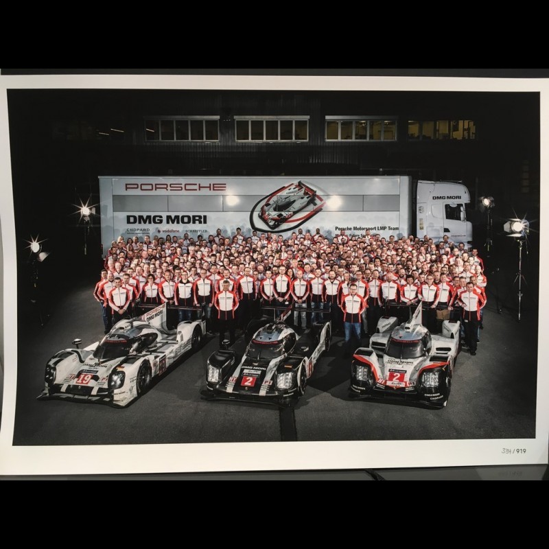 Porsche 919 Hybrid 1/43 - Édition Art Vainqueur 24h Du Mans Hattrick - Limitée