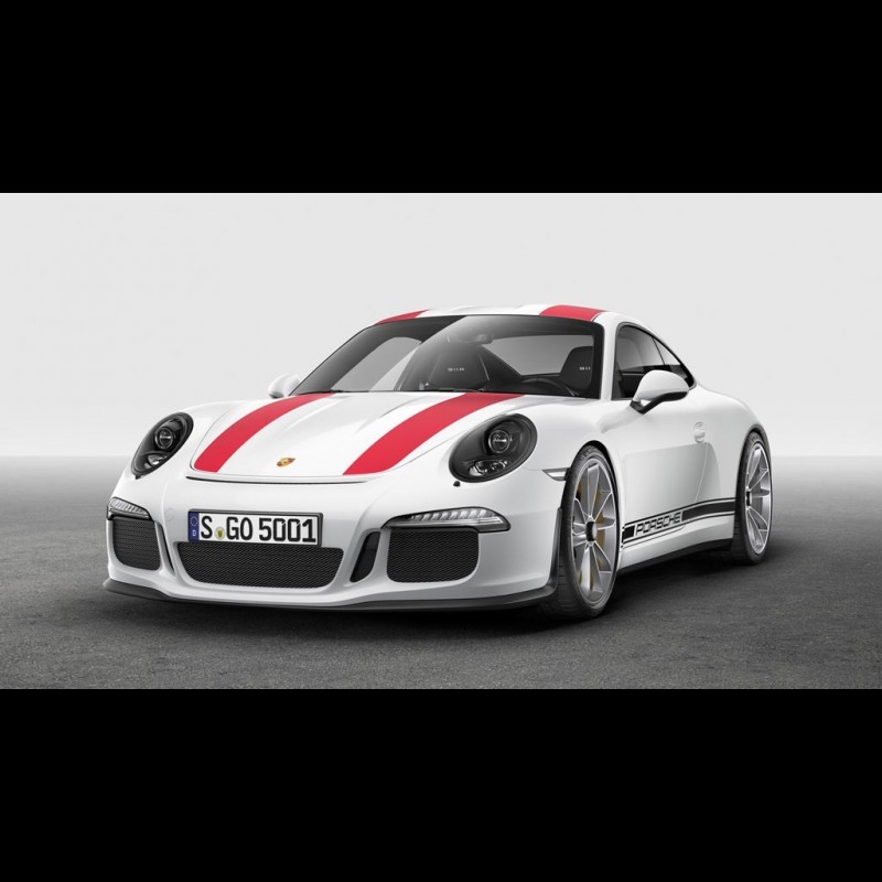 Puzzle Porsche 3D 911 R blanche / rouge 108 pièces 1/18