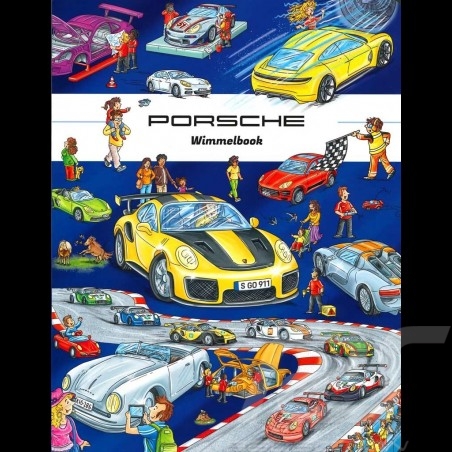 Livre Porsche Wimmelbook - livre d'images pour enfants hidden pictures book Wimmerbilderbuch