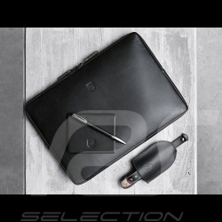 Porsche Housse pour ordinateur portable cuir noir Porsche Design WAP0300100K laptop case Laptop Hülle