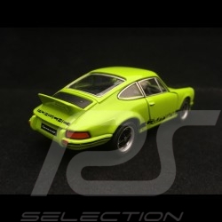 Porsche 911 Carrera RS 2.7 pull back toy Welly green / black
