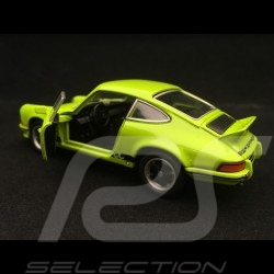 Porsche 911 Carrera RS 2.7 jouet à friction Welly vert / noir pull back toy Spielzeug Reibung green grun