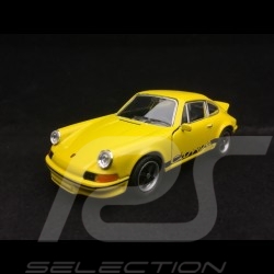 Porsche 911 Carrera RS 2.7 Spielzeug Reibung Welly gelb / schwarz