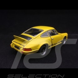 Porsche 911 Carrera RS 2.7 pull back toy Welly yellow / black