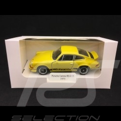 Porsche 911 Carrera RS 2.7 jouet à friction Welly jaune / noir pull back toy Spielzeug Reibung yellow  gelb 