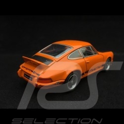Porsche 911 Carrera RS 2.7 jouet à friction Welly orange / noir pull back toy Spielzeug Reibung
